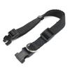 Adjustable Solid Color Polyester Pet Collar with Alloy Buckle for Cats and Small-Medium Dogs