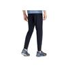 Fila Logo Print Straight Leg Comfortable Breathable Knitted Sports Pants Men Pants Deep-Black A11M331608A-BK