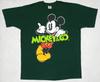 Vintage Mickey Mouse T Shirt XXL Mickey & Co. Big Print Single Stitched Green