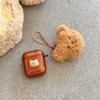 Korean cute bear plush pendant AirPods pro1 protective case for Apple earphones 1/1 generation soft case
