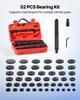 Bearing Press Kit, 52 Pcs, Bearing Race and Seal Driver Set with 49 Bushings and Handle Shaft, Bushing Driver Tool Set, Heavy Duty Carbon Steel