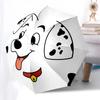 Dalmatian, Spots Themed Automatic Opening and Closing Umbrella, Brightly Colored 8-rib Portable Umbrella, Suitable for Men and Women, A Perfect Gift f