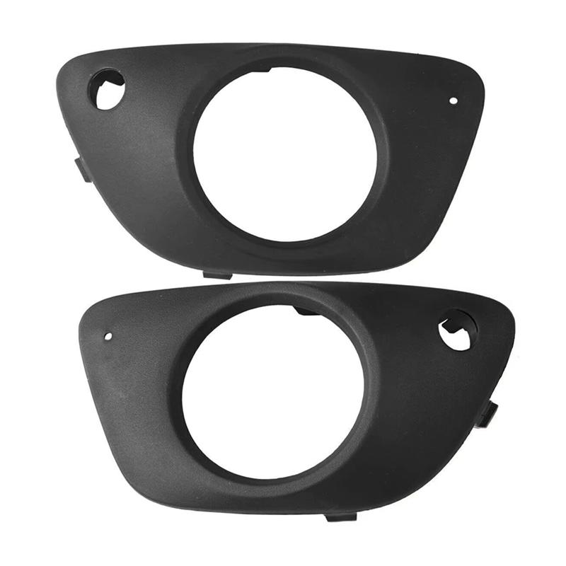 Ac29-Pair Front Bumper Fog Lamp Trim Bezel Fog Light Decorative Cover For Macan 95B 2014-2017 95B807795B 95B807796B