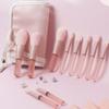 10 Pcs Mini Cherry Blossom Makeup Brush Facial Makeup Makeup Brush Concealer Foundation Eyeshadow Brush Set Travel Makeup Brush