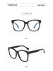 Huang Yimei's Round Acetate Glasses: Anti-Blue Light, Myopia-Friendly, Unisex Style for a Slimmer Face.