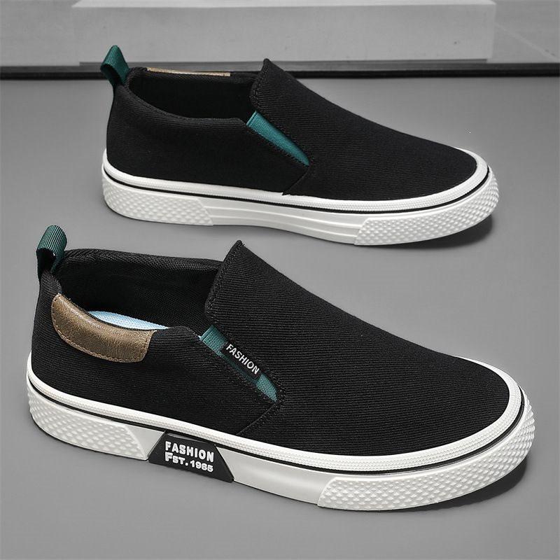 Canvas shoes men s spring and summer 2026 new board shoes men s youth casual men s shoes lazy shoes one pedal men s shoes 39