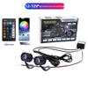 12-72V Motorcycle Electric Vehicle Universal RGB Atmosphere Light with App-Controlled Seven-Color, Navigation, Cruise, and Strobe Modes.