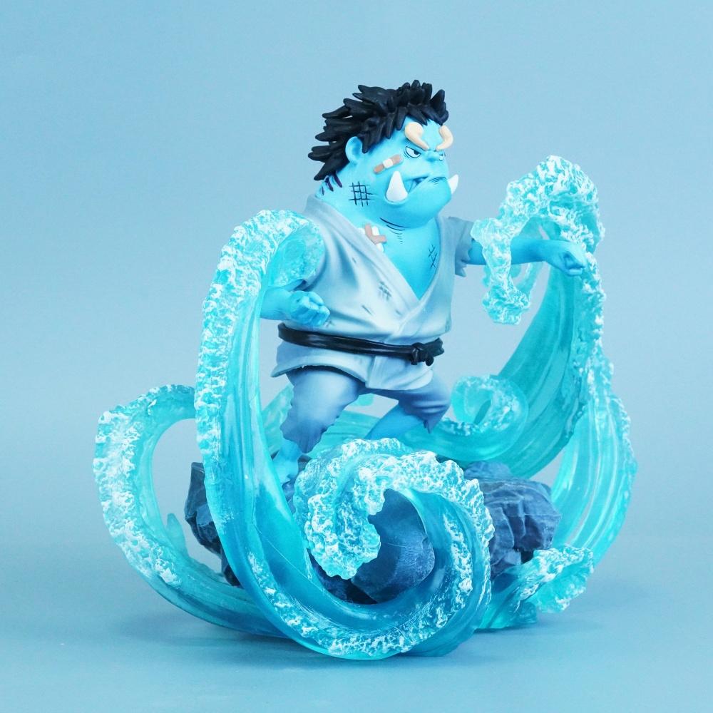 14.5cm/5.71in Anime One Piece Figure Jinbe Action Figures Pvc Statue Desktop Ornamen Collection Model Toys Gifts Poseable Articulated Scale Detailed