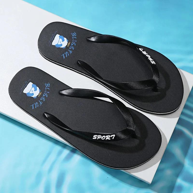 Men's Summer Sandals Brand Slippers Luxury Adult Men's Sandal House Slippers Man Summer Shoes 2024 Flip-flops Beach Water Shoes