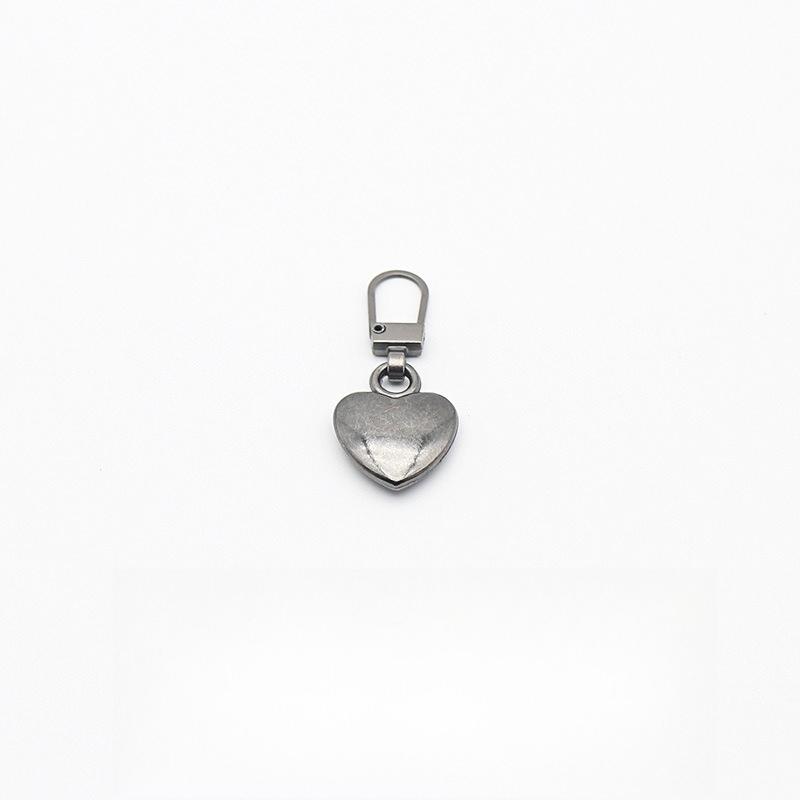 Tirazip in Metallo a Forma di Cuore per Cucito Fai da Te e Riparazioni