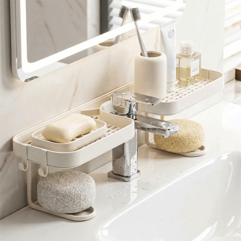 Mesh Bathroom Storage Rack Universal Counter Organizer Fashion Kitchen Drainage Holder Kitchen