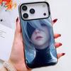 Nier Automata Game Phone Case For IPhone 17 Pro Max 16 Pro Max 15 14 13 11 12 Mini Xs X Xr 7 8 Plus Se Color Silver Cover