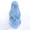 Rei Ayanami Cosplay Wig, Blue Heat Resistant Synthetic Hair for EVA Role Play