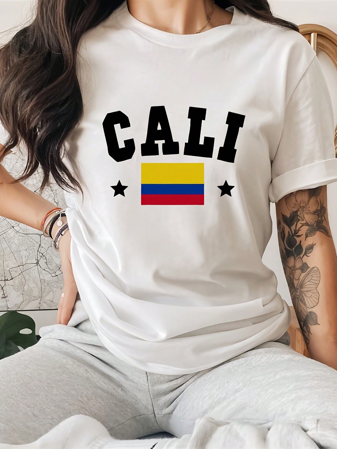 Cali Colombia Flag T-shirt XL