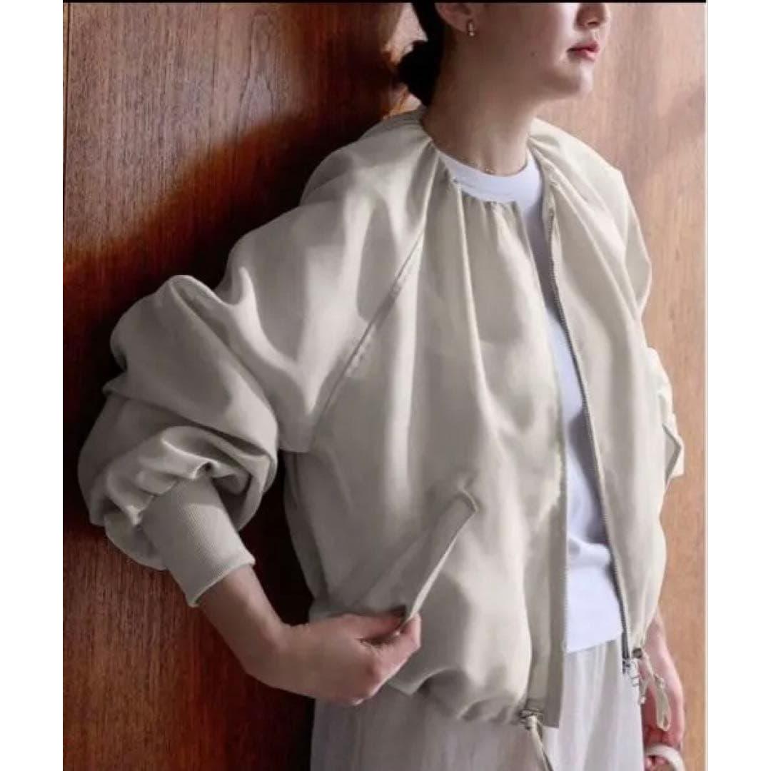 Extremely beautiful item IENA sheer no color blouson 2025SS