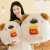 Cute Potato Chip Dog Plush Pillow Toy Adorable Stuffed Animal For Kids Gifts