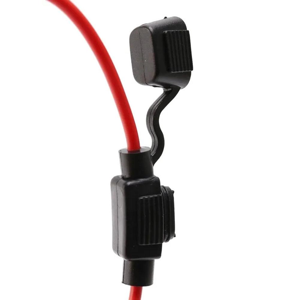 Waterproof Inline Fuse Holder Set 5 Pack of 12 For AWG Compatible Holders for 12V 30A Blade Fuses in Boats and Cars