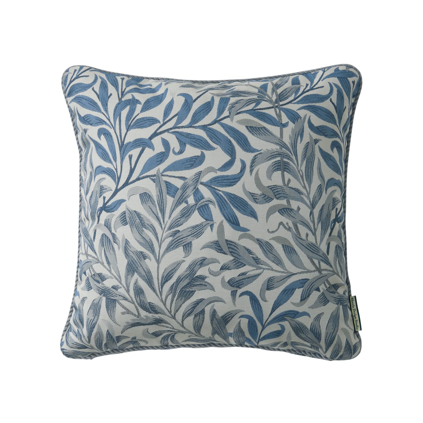 

Morris Design Studio Back Cushion Willow LL1716 by Kawashima Selkon Textiles Cover, Bow, Blue, 45x45cm, синий