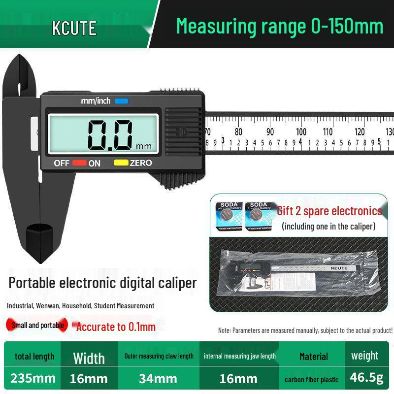 High-Precision Digital Vernier Caliper for Jewelry and Jade Measurement
