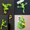 Creative and Funny Lifelike 3D Frog Variable Design Refrigerator Magnets Cute Refrigerator Magnets Whiteboard Sticker Decorative