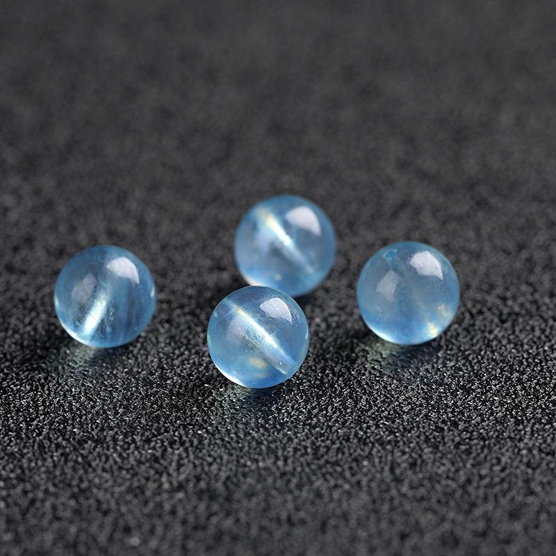 7A Ice Aquamarine Natural Ore Beads for DIY Handmade Crystal Bracelets and Necklaces