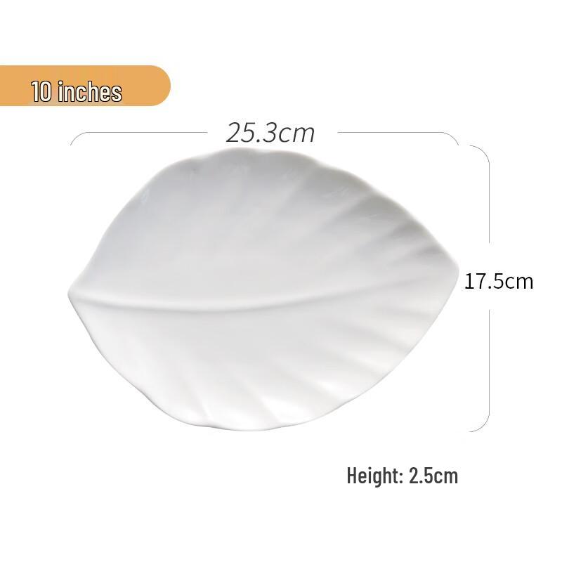 Creative Irregular Ceramic Dinner Plate