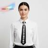 Fashion Korean Style Rhinestones Tie Black Academic Style Long Necktie Versatile JK Decoration Shirt Tie Women