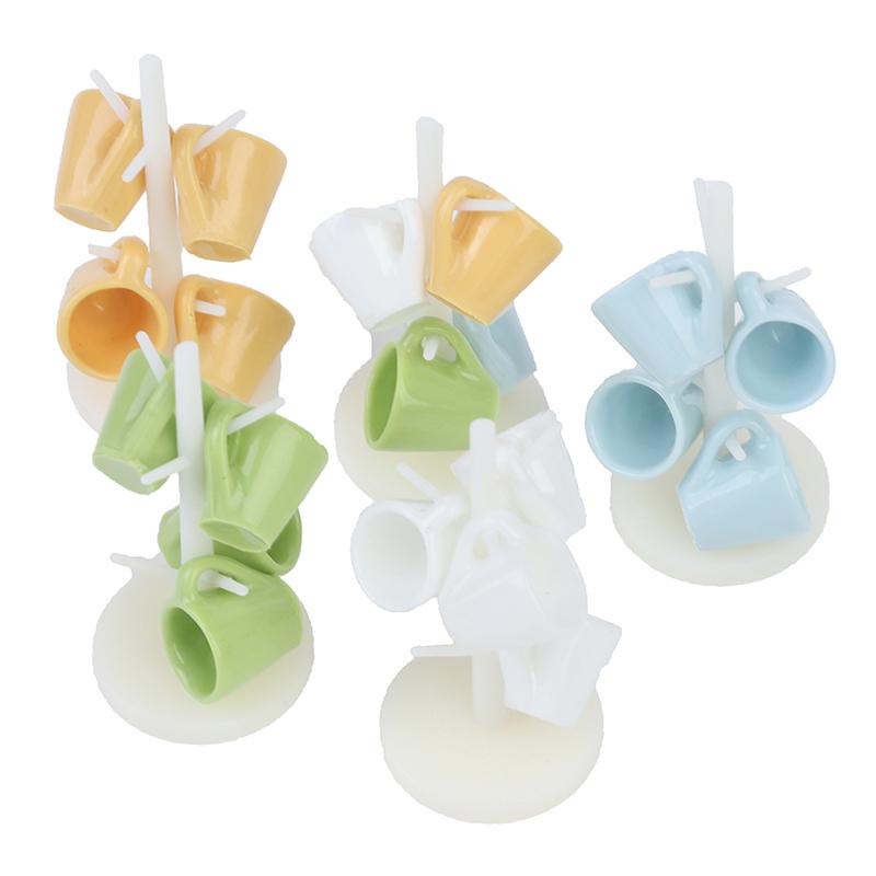 Mobili da Bar per Sala da Pranzo Con Bambola Casa delle Bambole Bicchieri da Vino Rastrelliera di Plastica Supporto Portabottiglie
