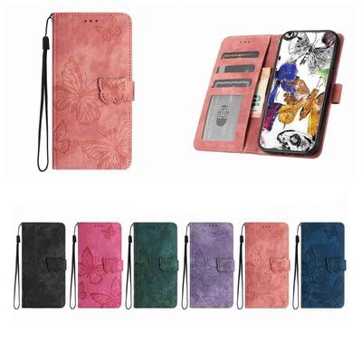 Per la serie Xiaomi Redmi.Redmi Note 14/Note 12/13C/14C/Xiaomi 14T...Custodia a Portafoglio in Ecopelle con Design a Farfalla, Scomparti per Carte & Protezione Antiurto