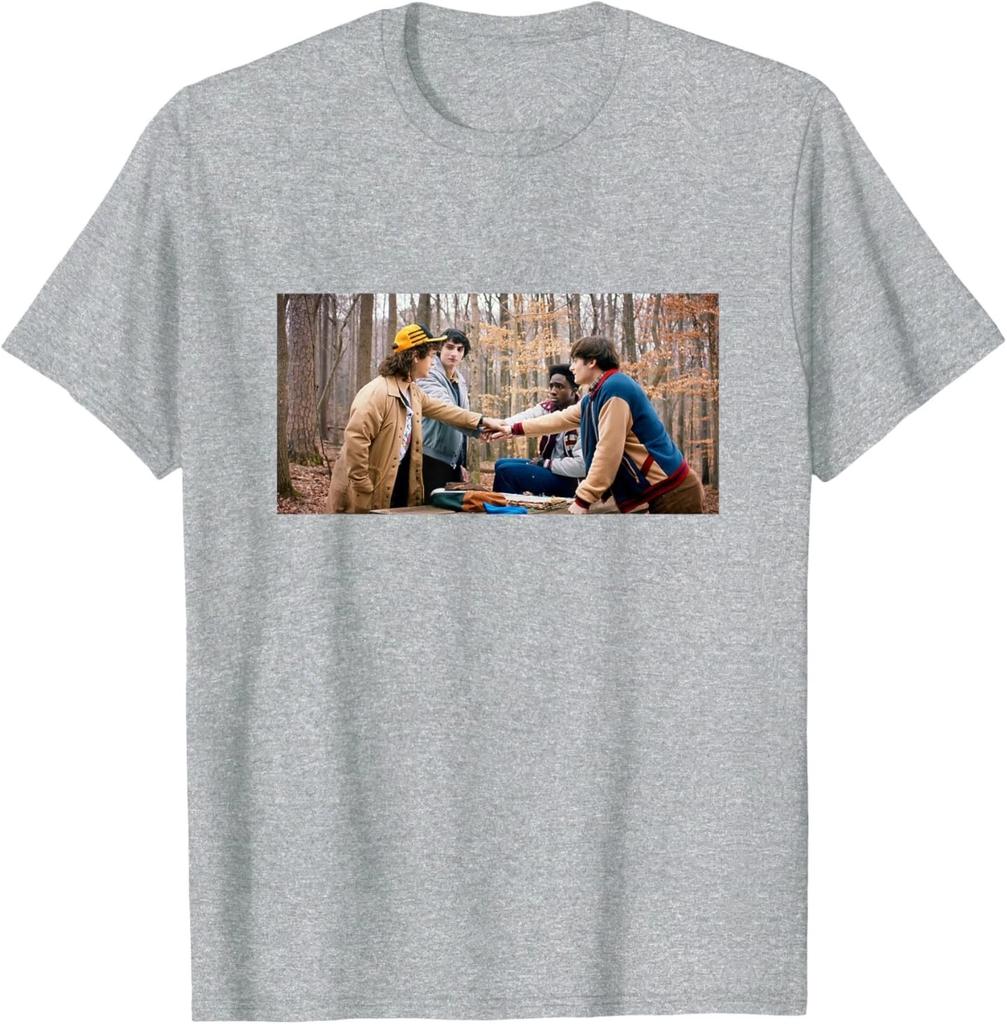 Season 5 Dustin Mike Will & Lucas in Forest T-Shirt