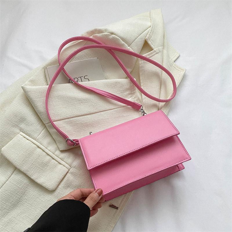 Elegant Minimalist Urban Style Small Shoulder Bag For Young Women Available In Four Colors