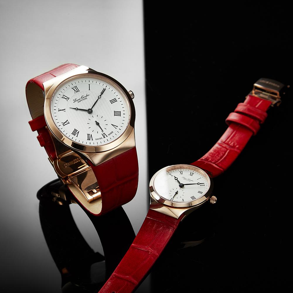 Luiseukadin Lc701Rgch_M Swiss-Made Men'S Leather Watch