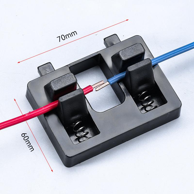 1Pc Electric Wire Welding Fixture Holding Power Stabilizing Wire Holder Anti-Slip Dual Clamps Soldering Tool Accessories
