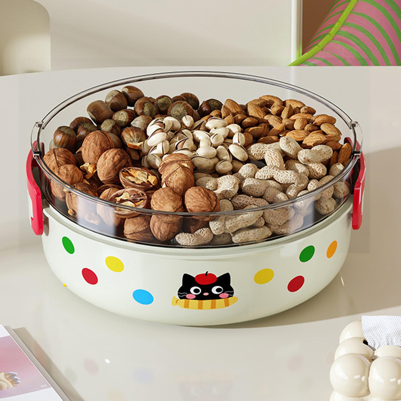 

Fruit Serving Tray Double Layer Food Storage Organizer Plate With Drainage Fruit Plate Serving Tray For Nut Candy Charcuterie CN
