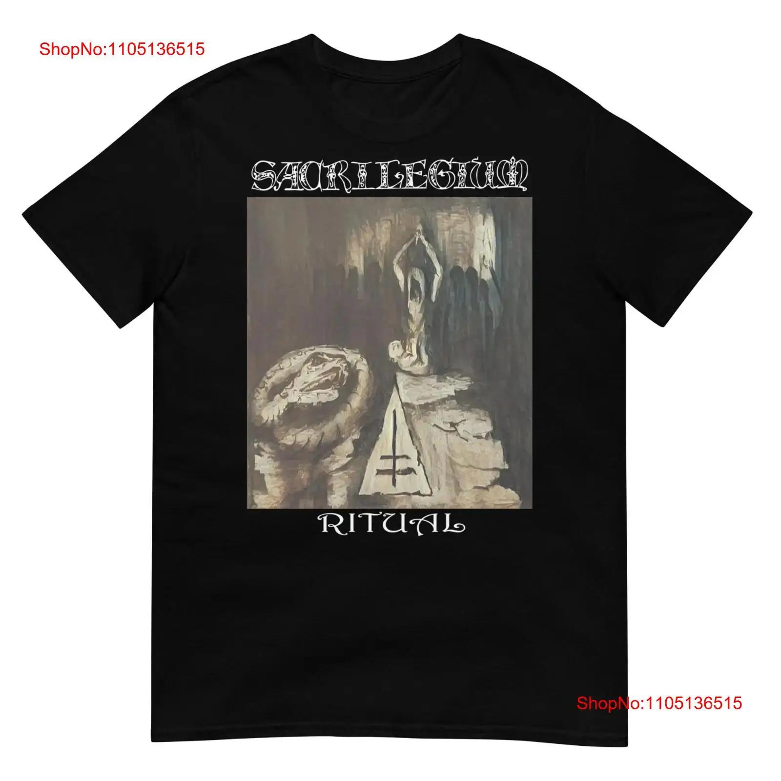 

SACRILEGIUM Ritual One Sided T SHIRT vintage Washed Unisex Comfortable Soft Casual Stylish Stretched Top For Everyday Wear S разноцветный