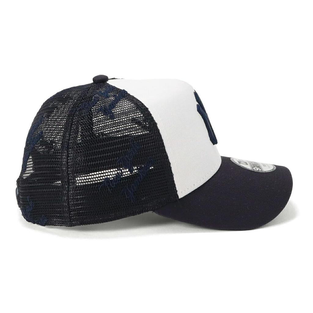 New Era Kinder Mesh Cap Youth MLB Baumwolle NY YOUTH YTH 940AFTR NEYYAN MESH NVY 14392018 NER36K3908 9FORTYA-Frame Weiß/Marine 52-56cm