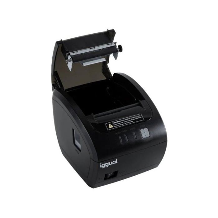 Iggual TP EASY 80 Impresora Térmica de Tickets USB+RJ11 WiFi Negra