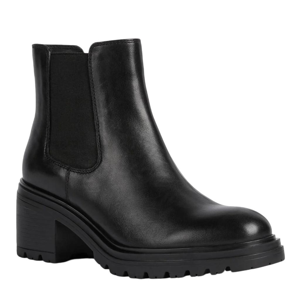 Geox Damen/Damen Damiana Lackleder Stiefeletten
