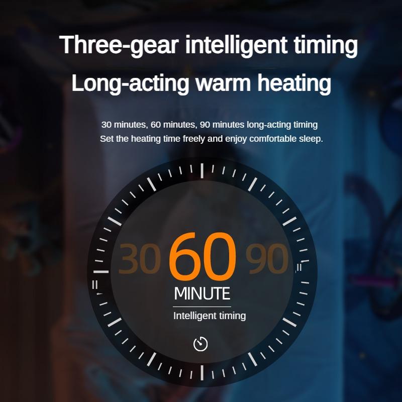 Air Heater 1200W For Room LCD Touch Screen Display Fast Space Heating Two Gears Timeable Electric Heaters