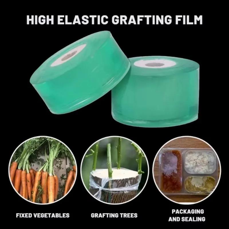 Self-adhesive Grafting Tape Roll Nursery Grafting Films Plants Seedlings Vine Degradable Film PE Stretchable Garden Tree Tapes