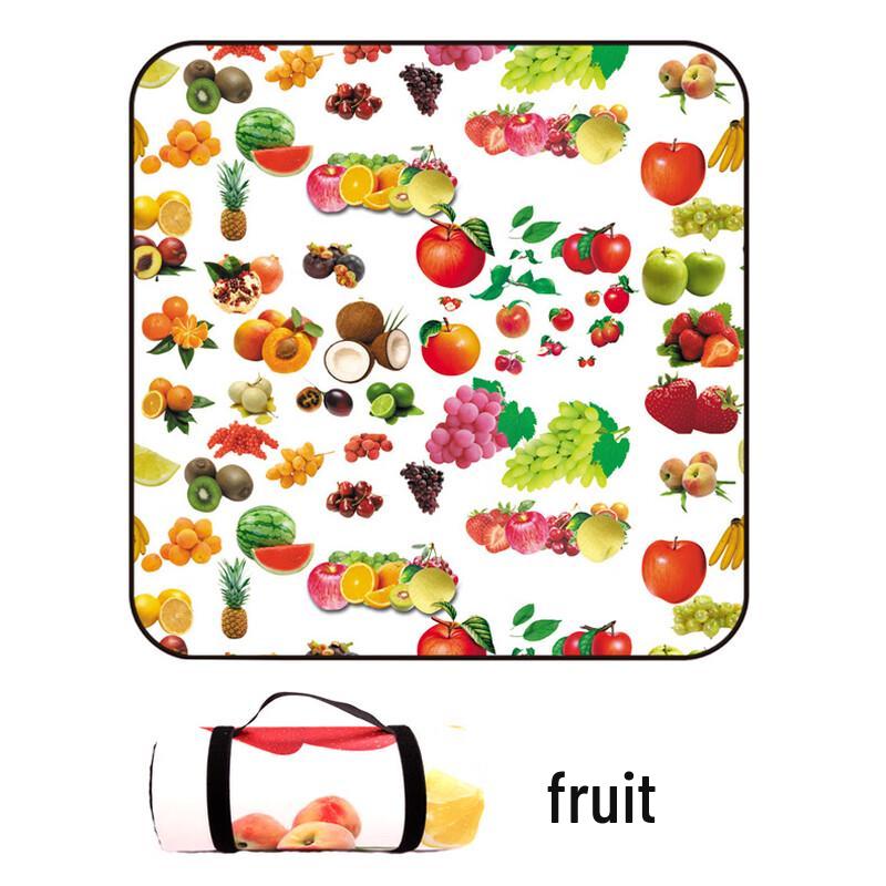 oein Portable Outdoor Picnic Mat - Fruit Pattern