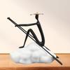 People Statue Creative Modern Home Decor for Housewarming Living Room Office Boating