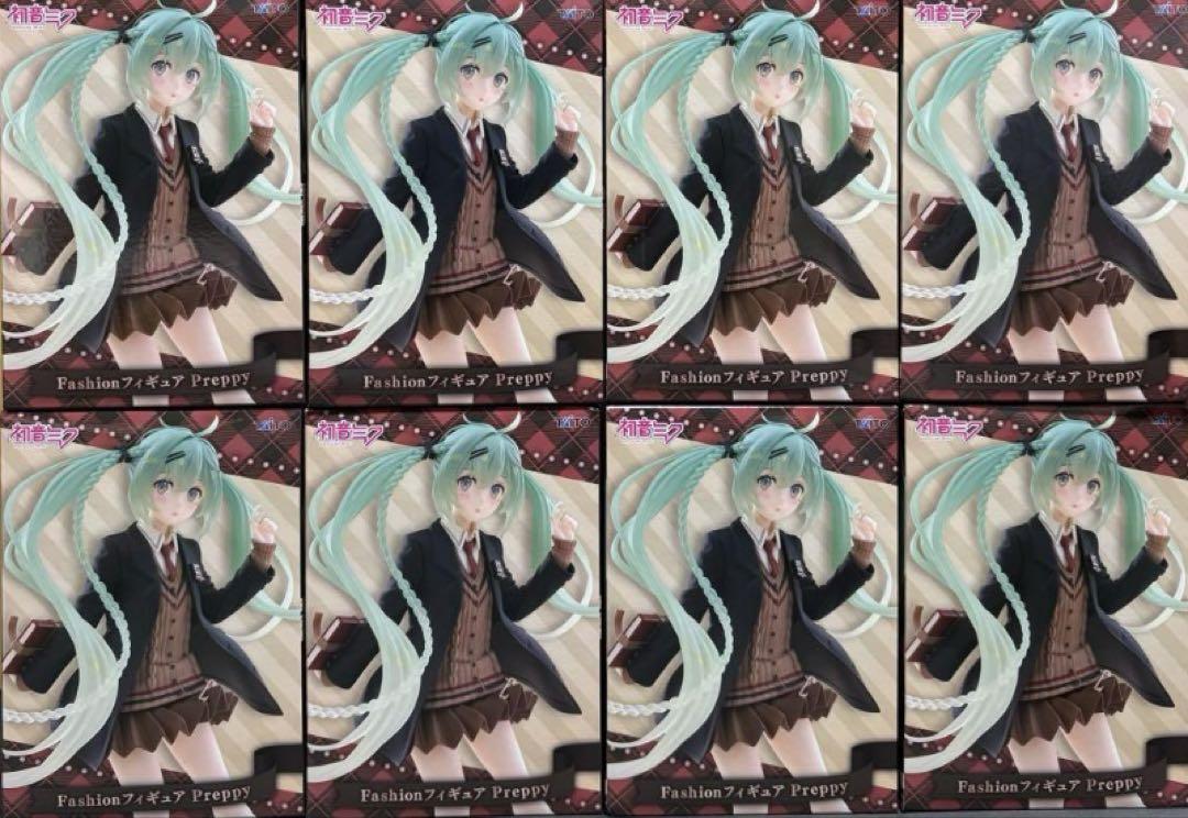

[USED] Hatsune Miku Fashion Figure Preppy 8 pieces