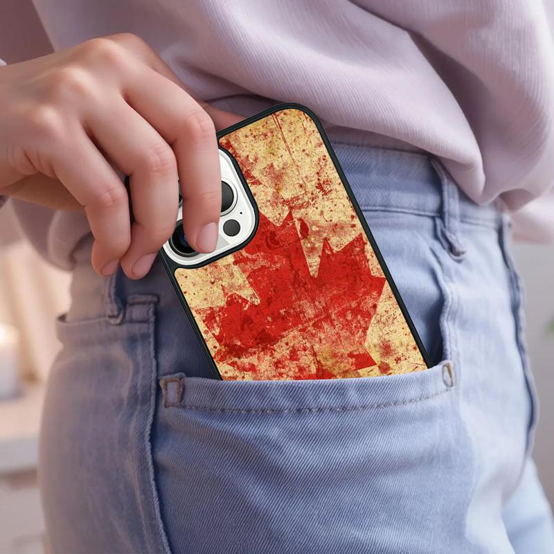

Canada Canadian Flag Phone Case For iPhone 17 Air 15 16e 14 13 Pro Max Coque 12 11 Pro Max PLUS cover iPhone 17Air