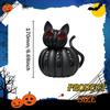 Halloween Cat Pumpkin Decor Desktop Art Piece Practical Night Light for Party Gifts Anniversary Indoor Outdoor Festive Dorm