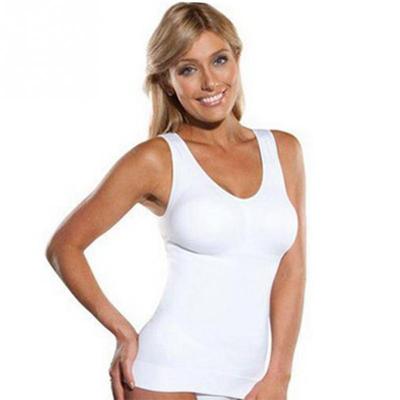 Damen Schlankheits-Tanktop Cami Shaper Body ShapeWear Bauchkontrolle Nahtlose Weste