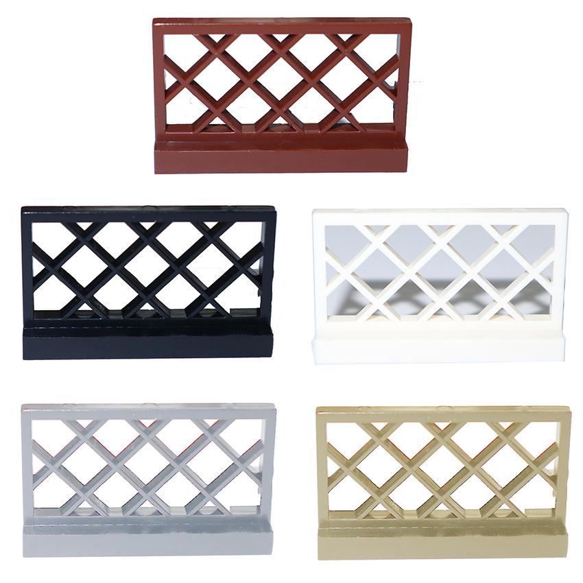 City Accessories Building Block MOC Part Fence Railing Stair Barrier Ladder Guard Bar Castle Garden Farm Assemble Brick 3185