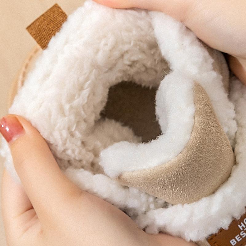 Dames Winter Sneeuwlaarzen met Verdikte Voering voor Antislip, Warmte en Comfortabele Schoenen