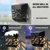 IP65 Waterproof Landscape Wall Washer Lights Garden Outdoor Decor Wall Solar Panel Power Home Courtyard Balcony Fence Lights