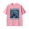 Daddys Kleines Kätzchen Wolf Lustiges Gotisches Meme Grafik T-Shirt Unisex Vintage Übergroße T-Shirts Unisex Lässige Oberteile T-Shirt Streetwear
